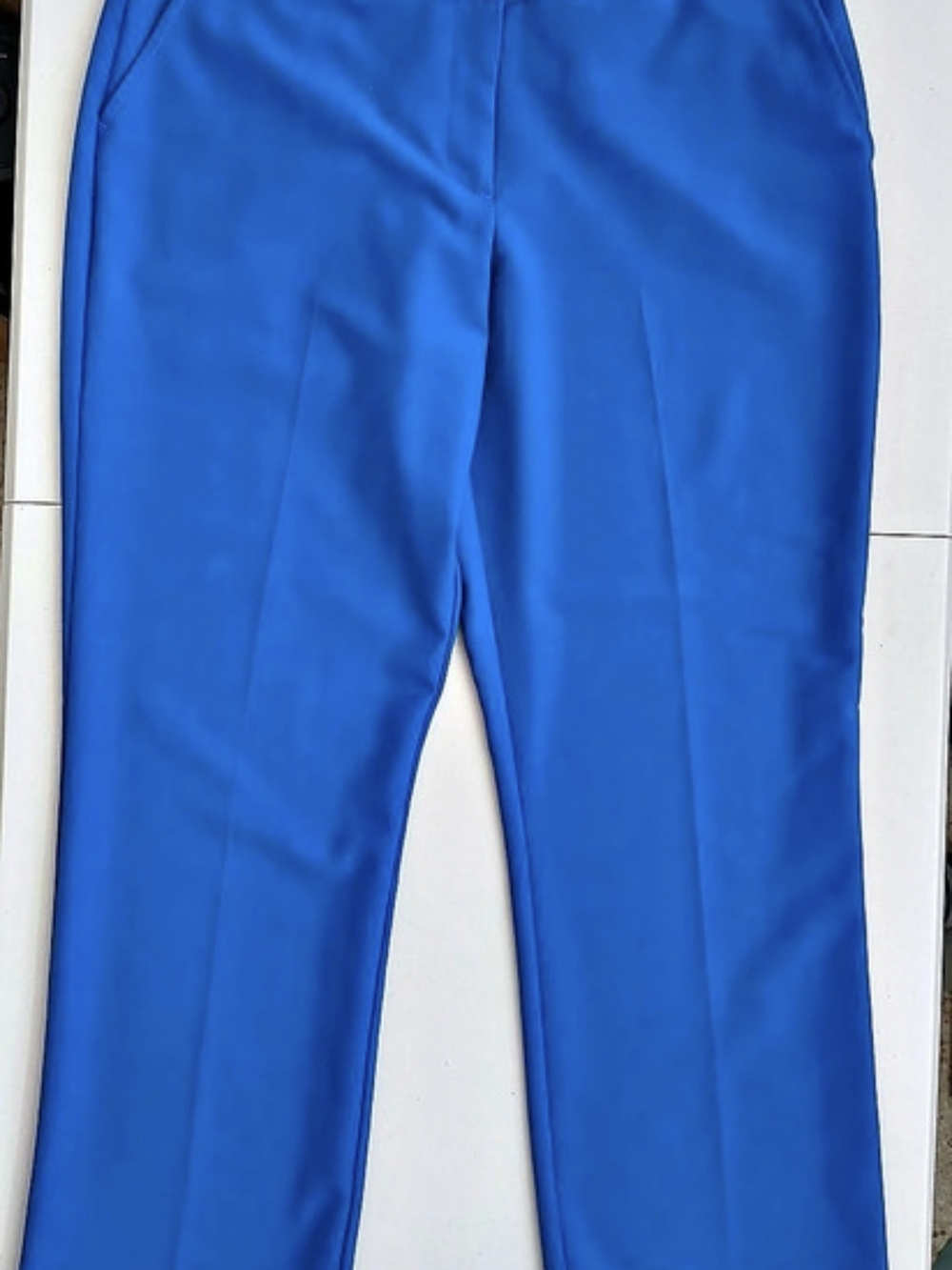 Worthington Modern Fit Royal Blue Ankle Dress Pants Size 10